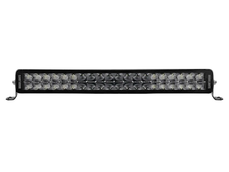 BRIODLIGHTS DUBBELRADIG LED EXTRALJUSRAMP SVART SOTAT GLAS 5500LM