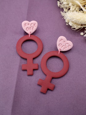 STORA VENUS, rosa/vinröd