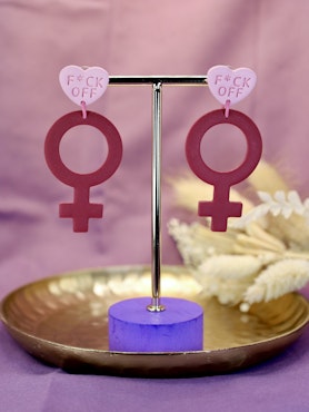 STORA VENUS, rosa/vinröd