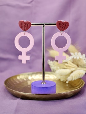 STORA VENUS, rosa/vinröd