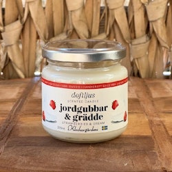 Doftljus Klockargårdens Jordgubbar och grädde