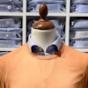Rundhalsad tröja i Pima Cotton - orange 054