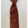 Handgjord blommig slips i siden