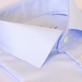 Ljusblå skjorta softblue, 2-ply, B1013