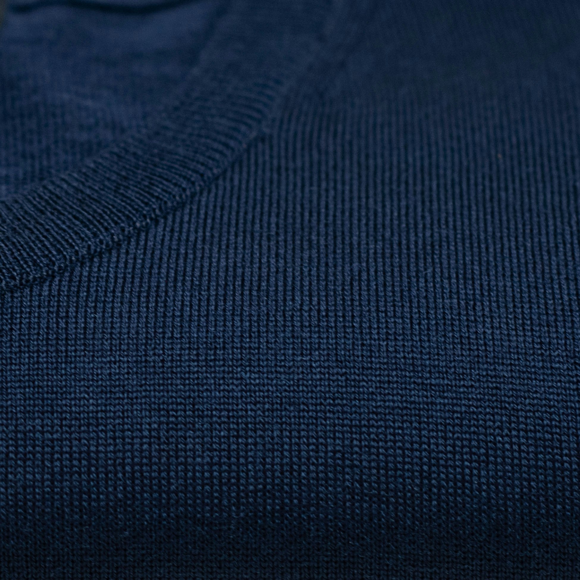 Rundhalsströja merino - navy MC221