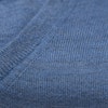 V-hals tröja i merino, blå melerad MV234
