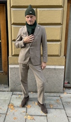 Kostym Flanell beige - Wan De Roy