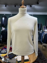 Turtleneck  stickad merino - vit