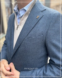 Blazer Flanell Bo dogtooth - Wan De Roy