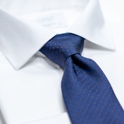Vit skjorta slimfit twill 2-ply, B1002