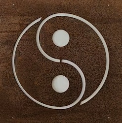 Skylt Ying Yang