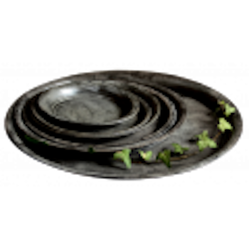 Zinkfat svart/grå 39 cm