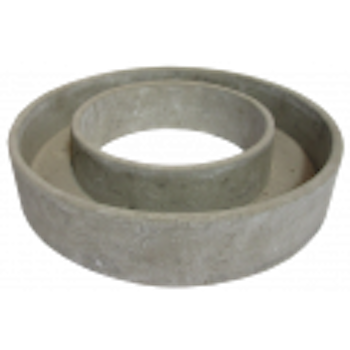 Ring i cement för dekoration