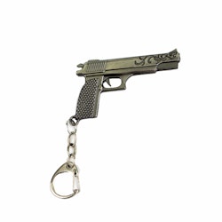 Keychain with pistols and revolvers - different variants