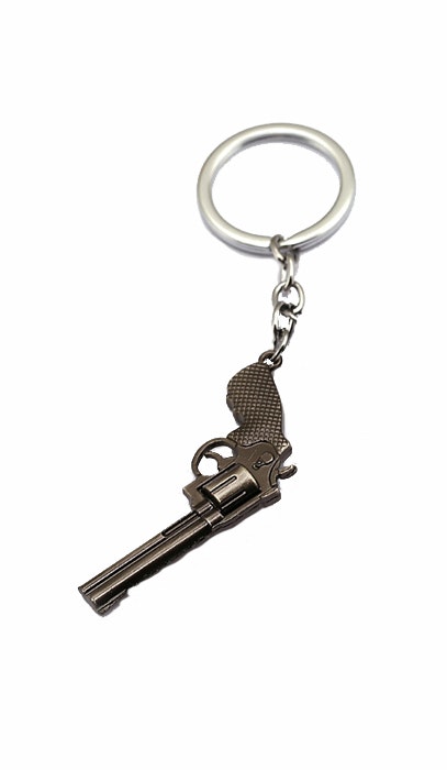 Keychain with pistols and revolvers - different variants