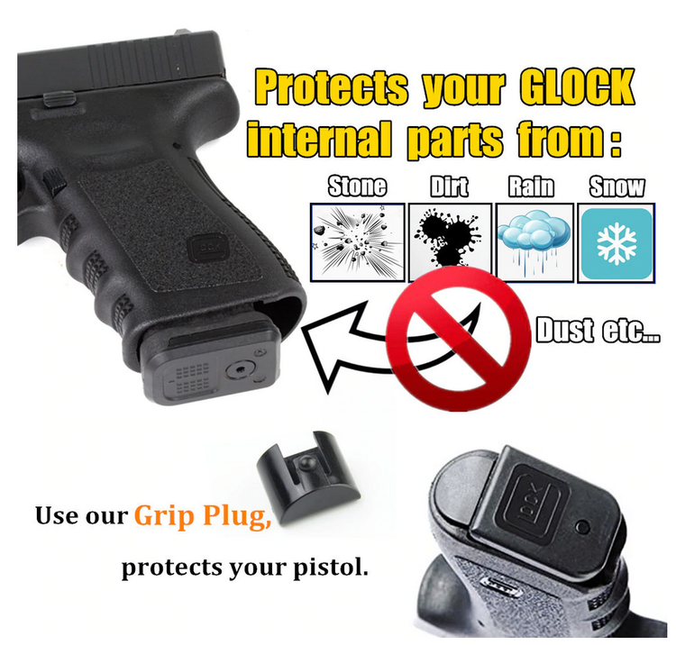 Glock - Grip Frame Insert Plug Magwell for Subcompact Glock 29 30 Gen 4 - Blank