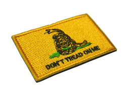 Dont tread on me - Yellow - Patch