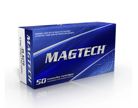 Magtech - .25 Auto 50 grs FMJ - 1000 st