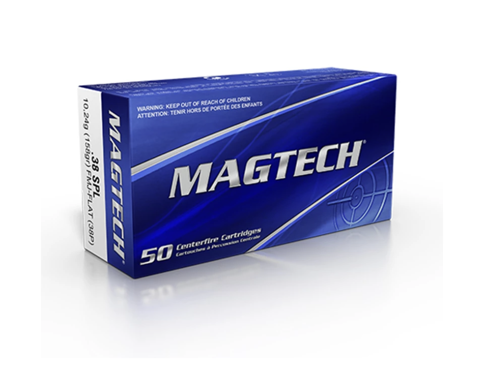 Magtech -  .38 Spl 158 grs FMJ Flat - 1000 st