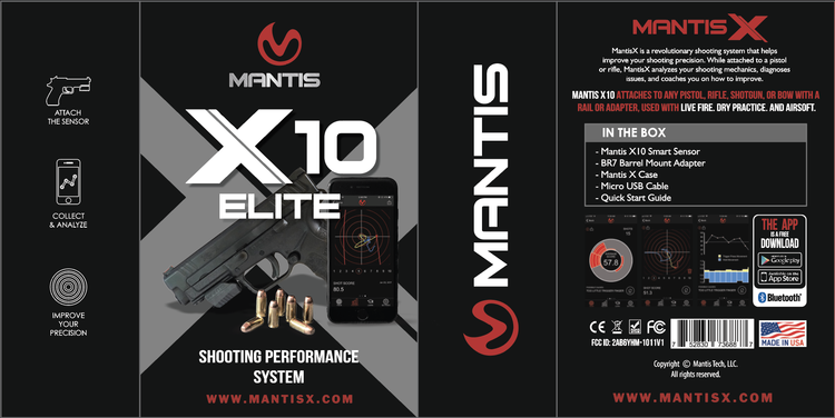 MantisX10 Elite - Shooting Performance System