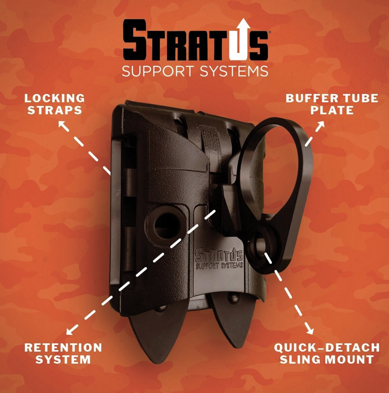 The STRATUS™ GEN 2 Support System - Left Handed AR Combo - Level 2