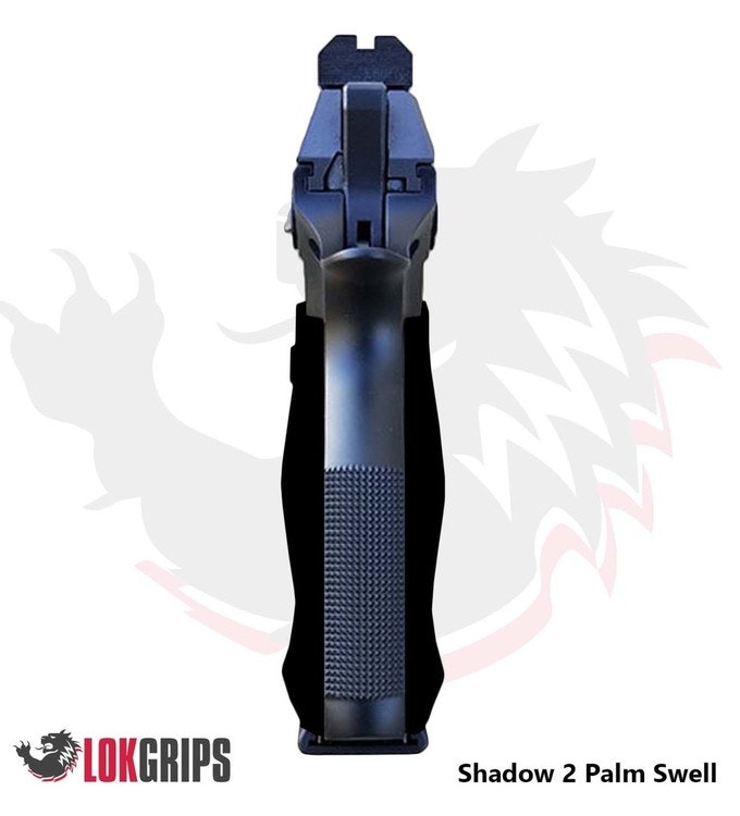 LokGrips - CZ Shadow 2 - Palm Swell Bogies - Grå/Svart