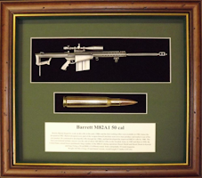 Barrett M82A1 50 cal - Wallmounted 1/6 rifle