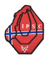 Rangemaster - Norway Target patch - Fullfärg - Svart
