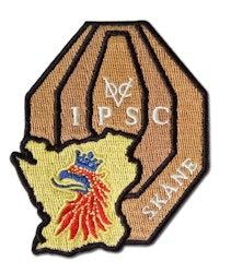 Rangemaster - Skane (Sweden) Target patch - Skånekarta - Svart