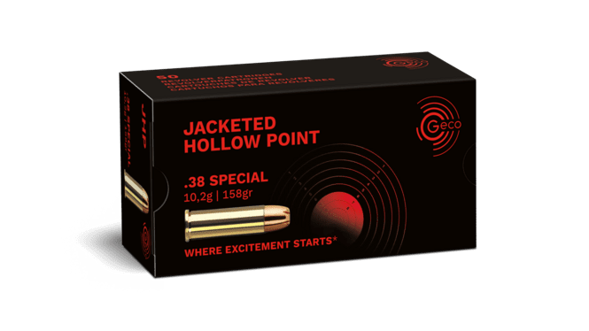 Geco - .38 Special - Jacketed Hollow point - 158gr - 5000st