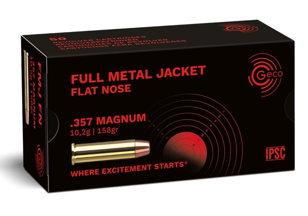 Geco - .357 Magnum - FMJ - Flat Nose - 10,2g/158gr - 1000st