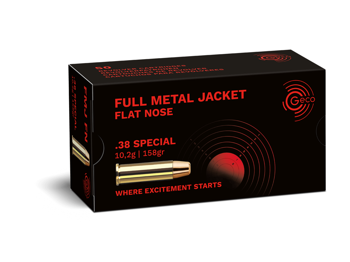 Geco - .38 Special - FMJ - Flat Nose - 10,2g/158gr - 5000 st