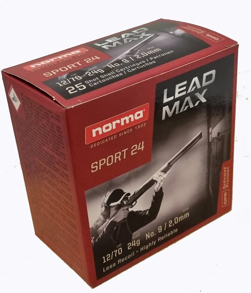 Norma - Lead Max Match - 12/70 - 28gr - US 7 1/2 - 25/ask