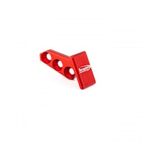 Toni System - 3 holes thumb rest, left side, right hand shooter - Röd