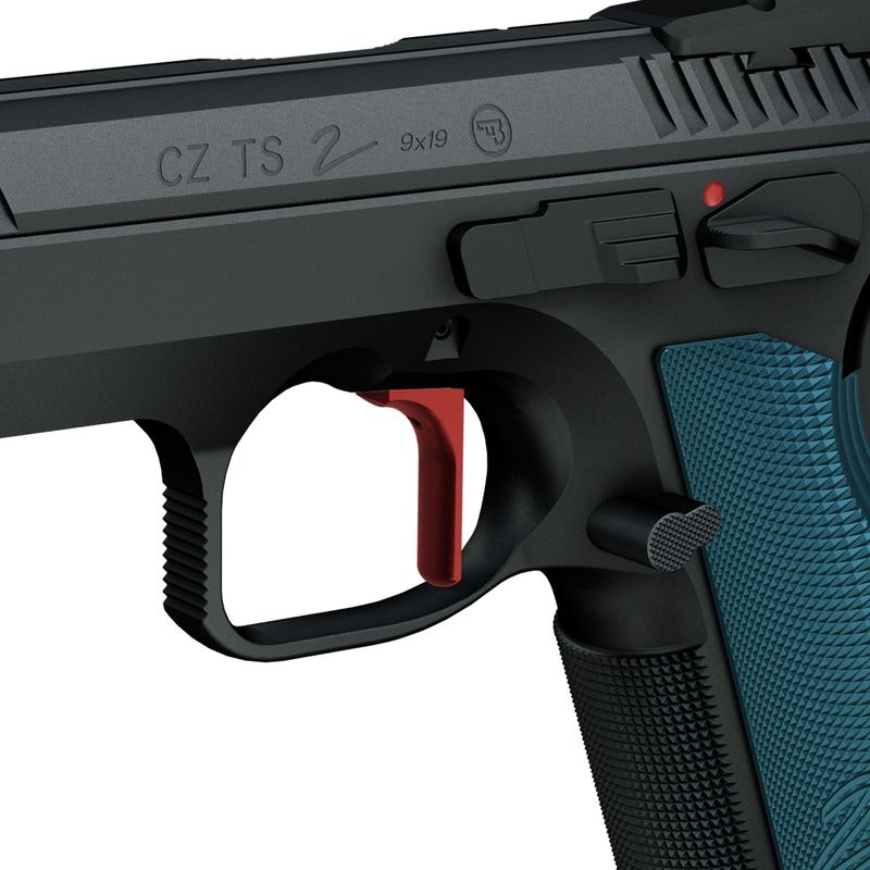 CZ - CZ75 - SP-01 - TS - Trigger straight - SA - Röd