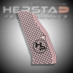 Herstad Performance - CZ Shadow 2 - Flat Thick - Long - Pink Pudder/Black (Black logo)