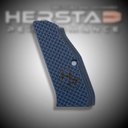 Herstad Performance - CZ Shadow 2 - Thin Flat - Long - Blue/Black (Black logo)