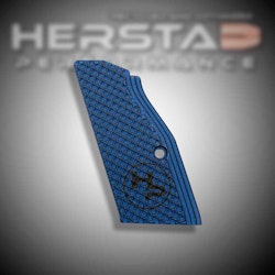 Herstad Performance - CZ Tactical Sport 2 - Flat Thick - Blue/Black (Black logo)