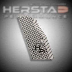 Herstad Performance - CZ Tactical Sport 2 - Flat Thick - Silver/Black (Black logo)