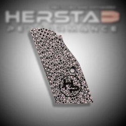 Herstad Performance - CZ Tactical Sport 2 - Palm Swell Thick - Pink Pudder/Black (Black logo)
