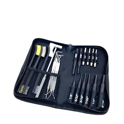 21-Piece Hammer Punch Set with Brushes and Picks In Soft Pouch Gunsmith Kit