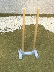 3D Stage Builder - 2 Target wooden legs
