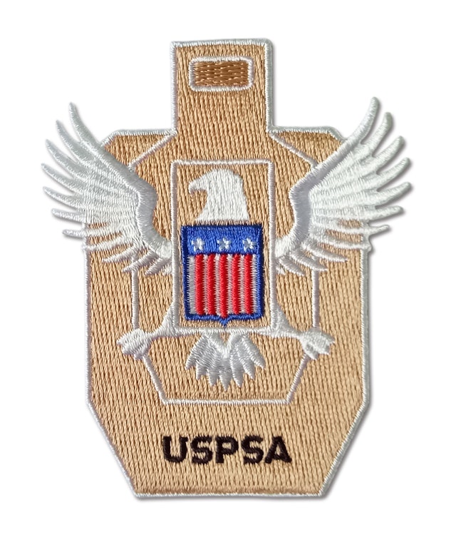 Rangemaster USPSA Target with eagle - Patch