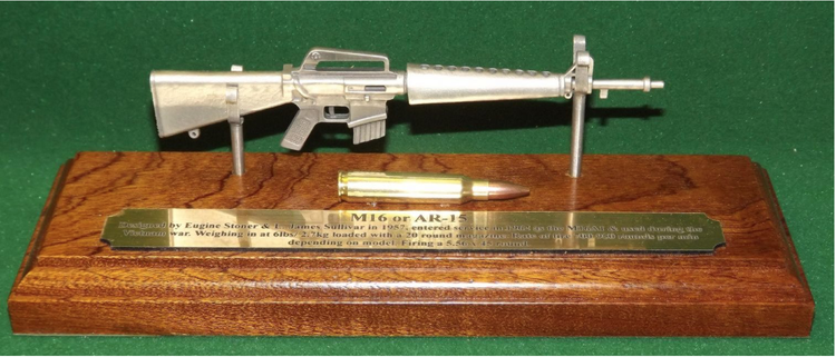 Miniature tin rifle