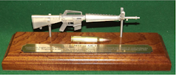 Miniature tin rifle