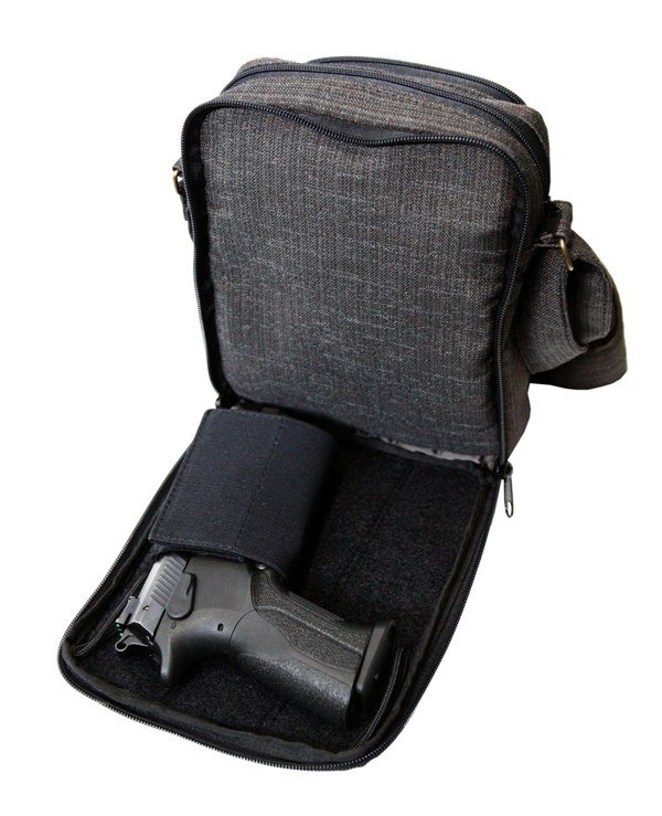 Falco - Elegant shoulder bag for concealed gun transport - (527)