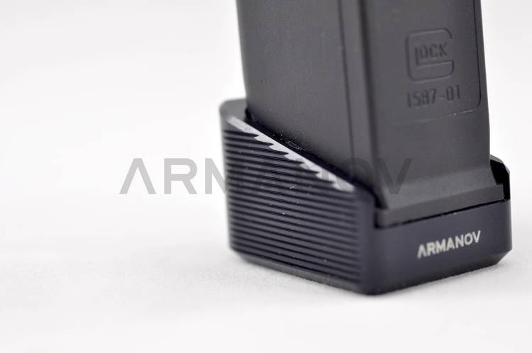Armanov - Magazine Base Pad for Glock +2rnd – Elegance