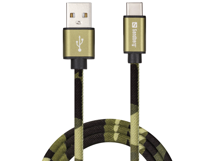 Sandberg - USB-C Green Camouflage 1m