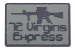 3D patch - 72 Virgins Express