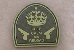 3D Patch - Keep Calm And Reload - PVC